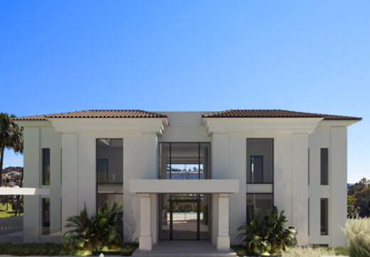 Brand new projects of a modern / contemporary villa in Los Flamingos Golf