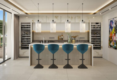 Brand new projects of a modern / contemporary villa in Los Flamingos Golf