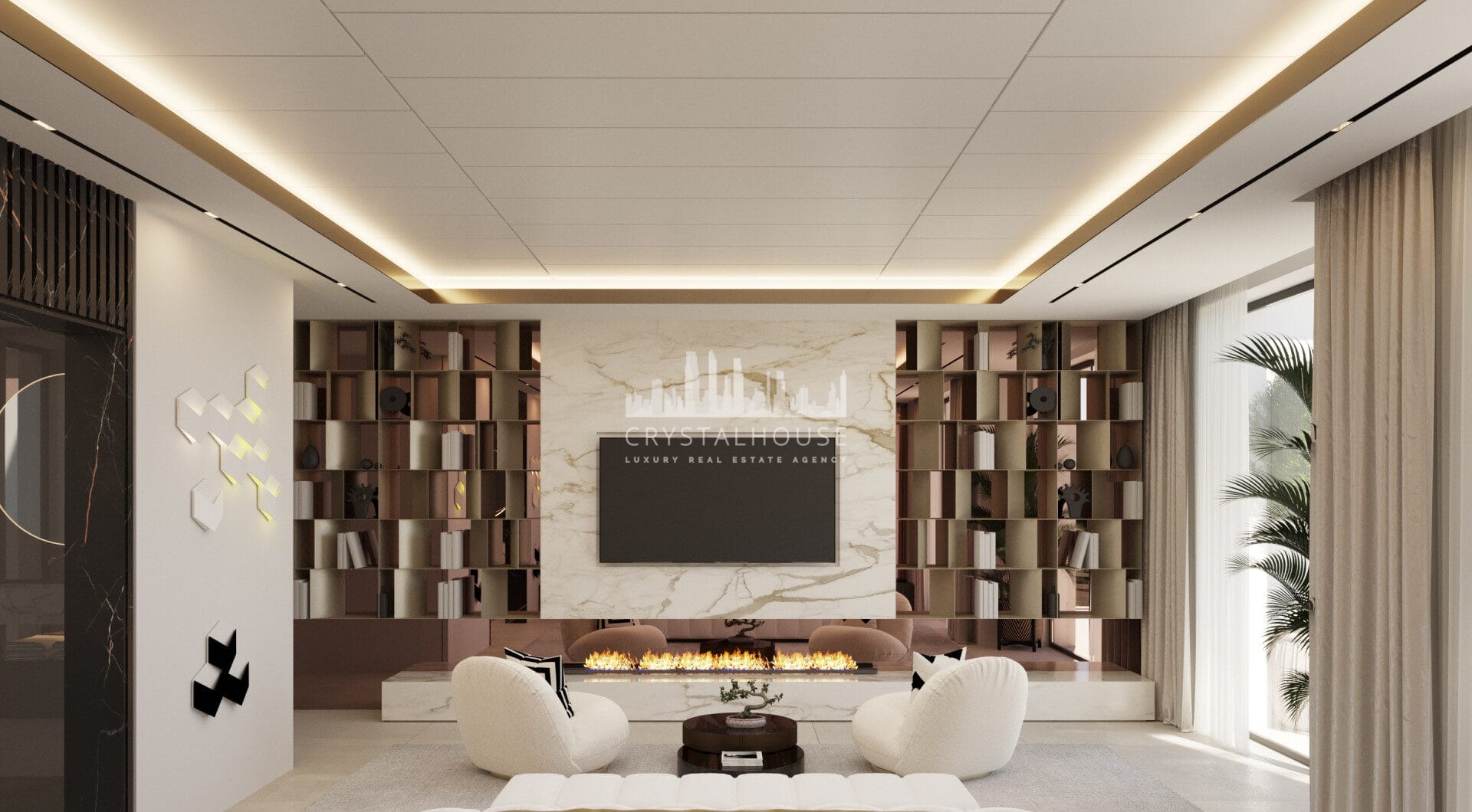 Brand new projects of a modern / contemporary villa in Los Flamingos Golf