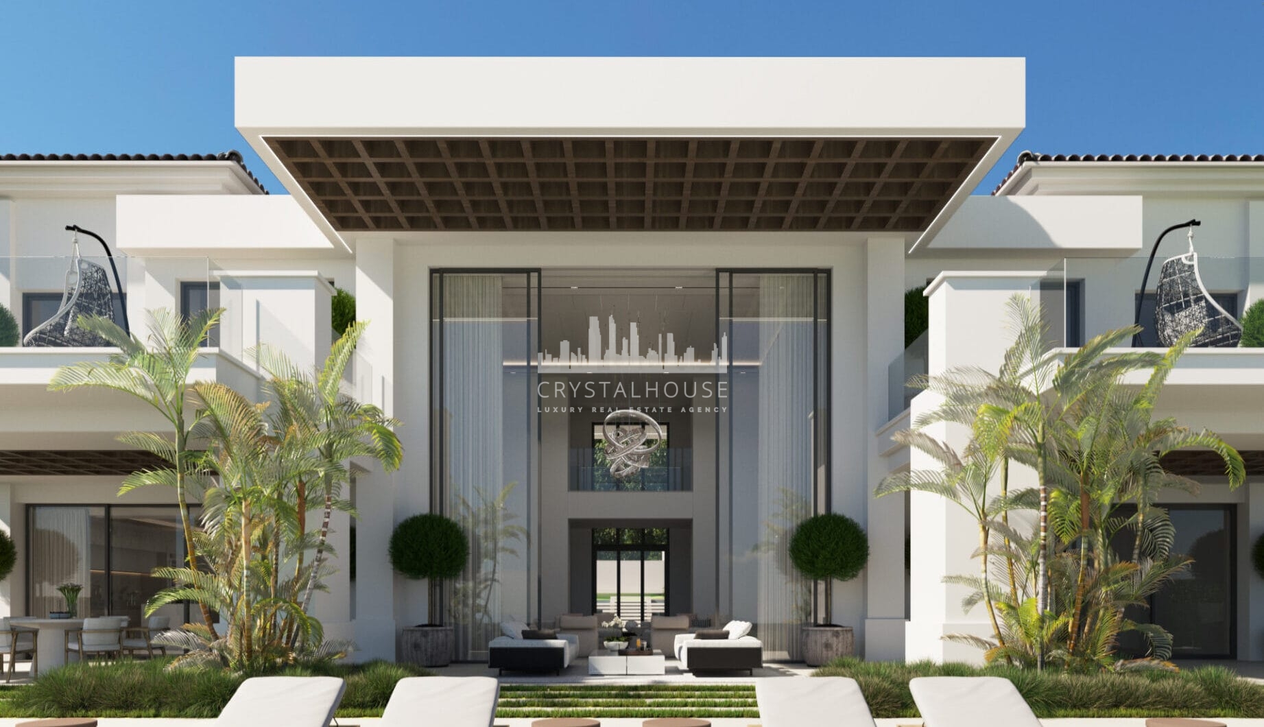 Brand new projects of a modern / contemporary villa in Los Flamingos Golf