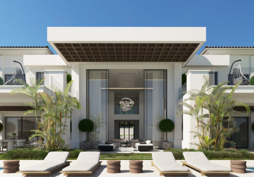 Brand new projects of a modern / contemporary villa in Los Flamingos Golf