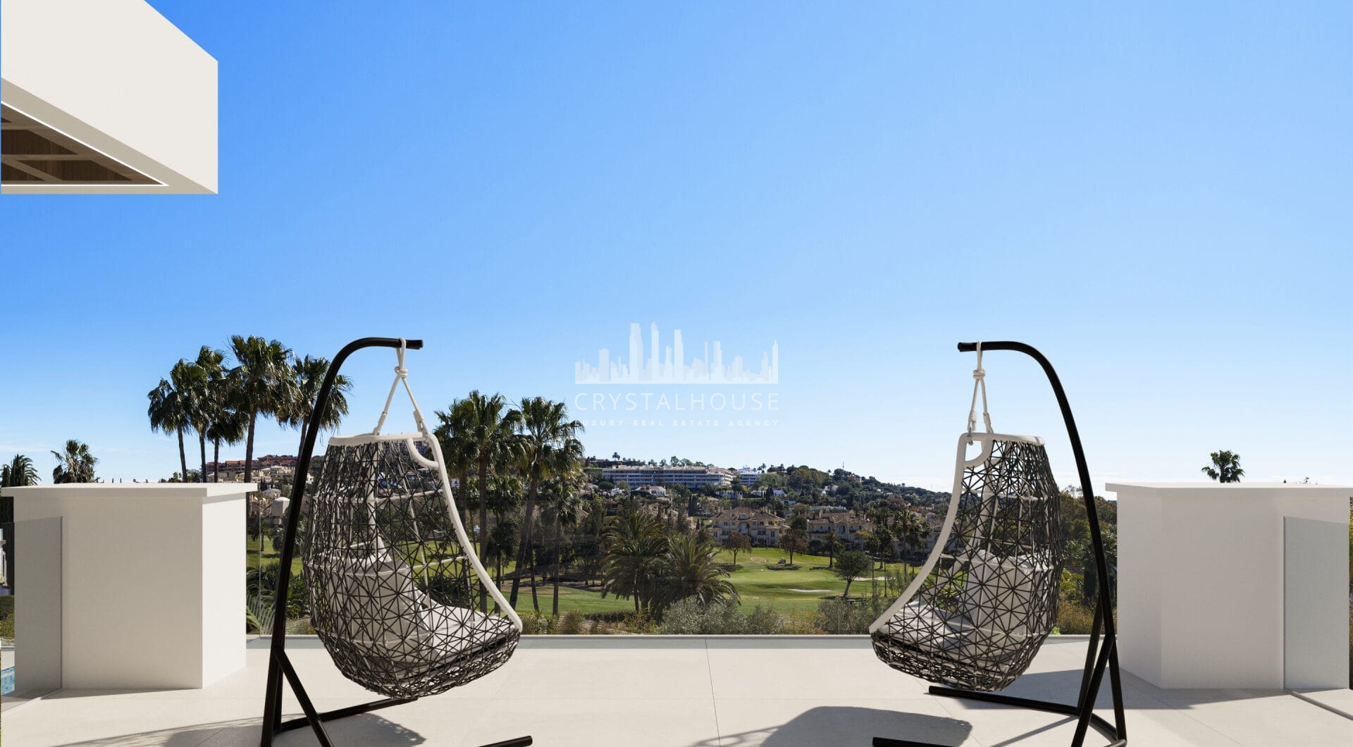 Brand new projects of a modern / contemporary villa in Los Flamingos Golf