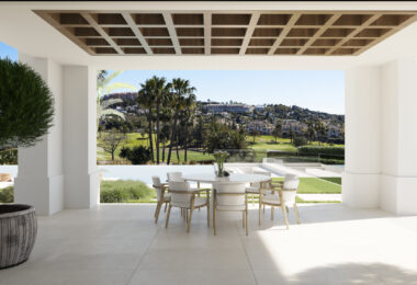 Brand new projects of a modern / contemporary villa in Los Flamingos Golf