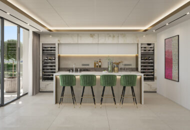 Brand new projects of a modern / contemporary villa in Los Flamingos Golf