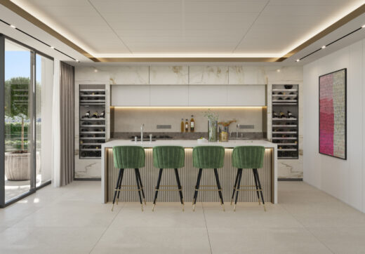 Brand new projects of a modern / contemporary villa in Los Flamingos Golf