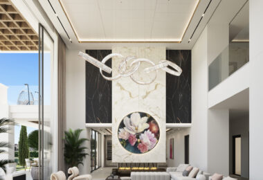 Brand new projects of a modern / contemporary villa in Los Flamingos Golf