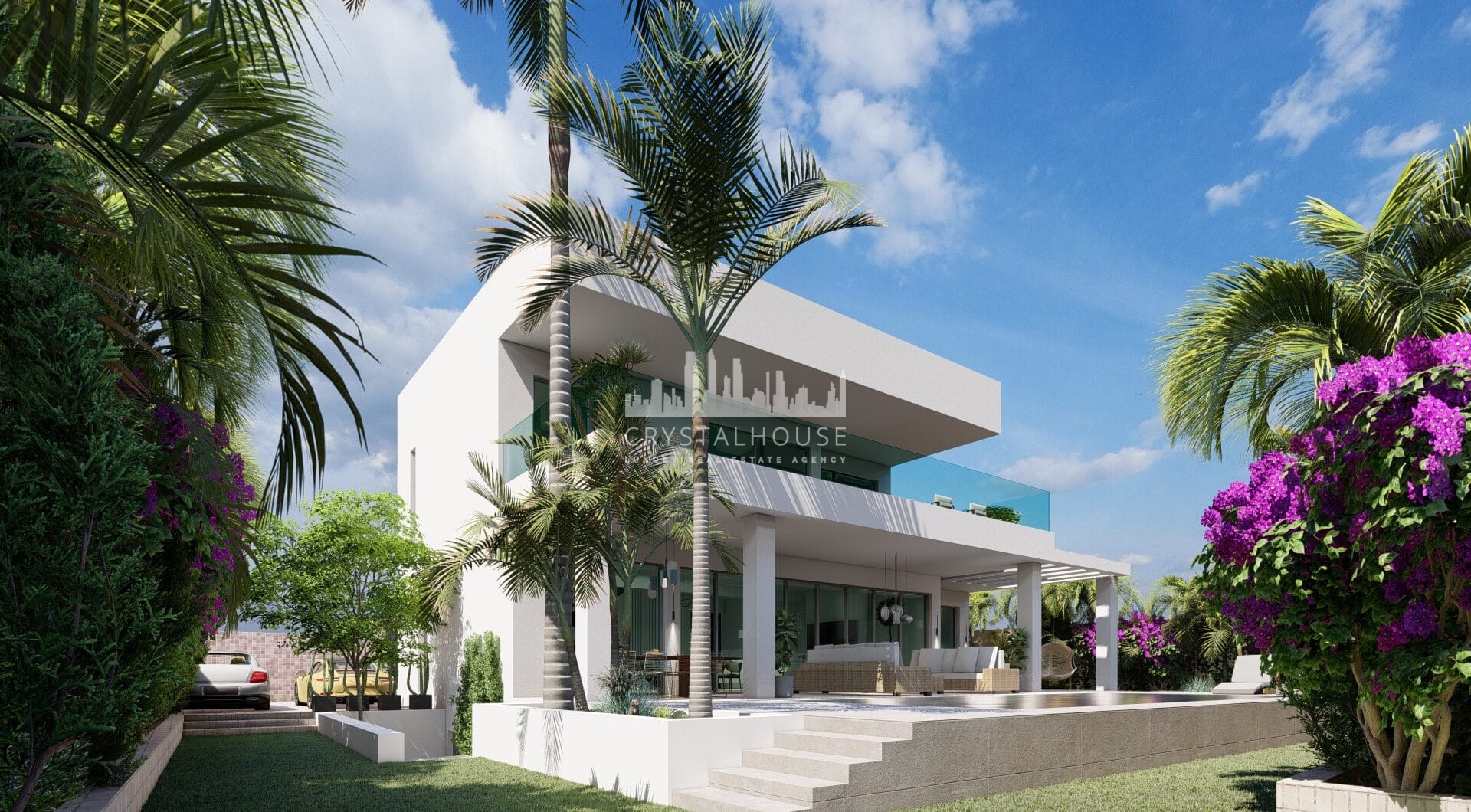 Newly built quality villa on the beach side of San Pedro de Alcántara