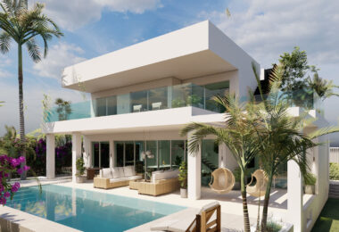 Newly built quality villa on the beach side of San Pedro de Alcántara