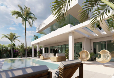 Newly built quality villa on the beach side of San Pedro de Alcántara