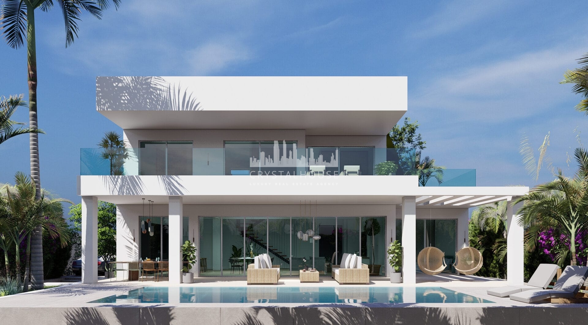 Newly built quality villa on the beach side of San Pedro de Alcántara