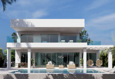 Newly built quality villa on the beach side of San Pedro de Alcántara