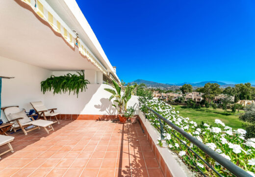 Golf-front Duplex Penthouse with views to La Concha in Guadalmina