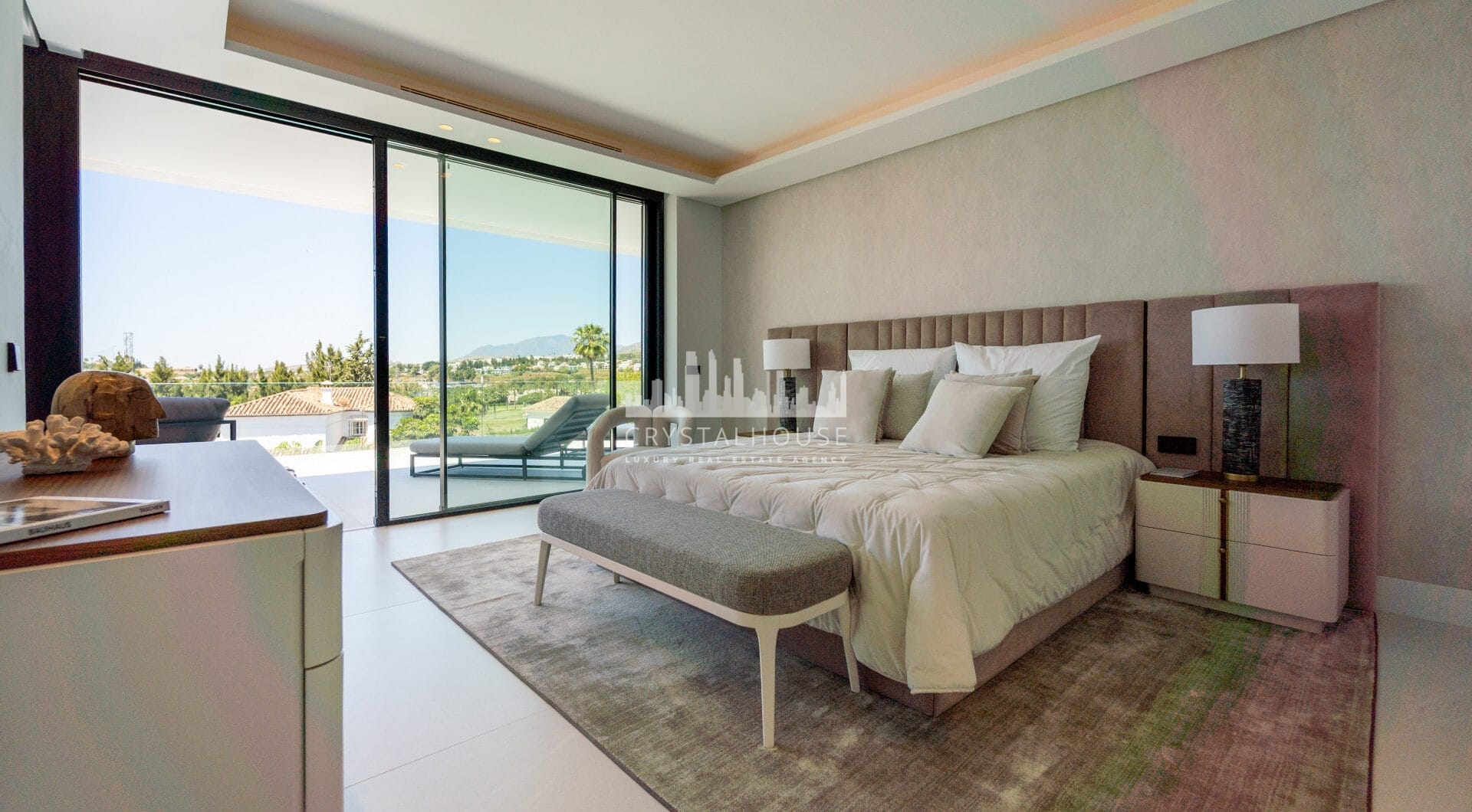 Elegant Villa with Sea and Golf Views in Nueva Andalucia, Marbella