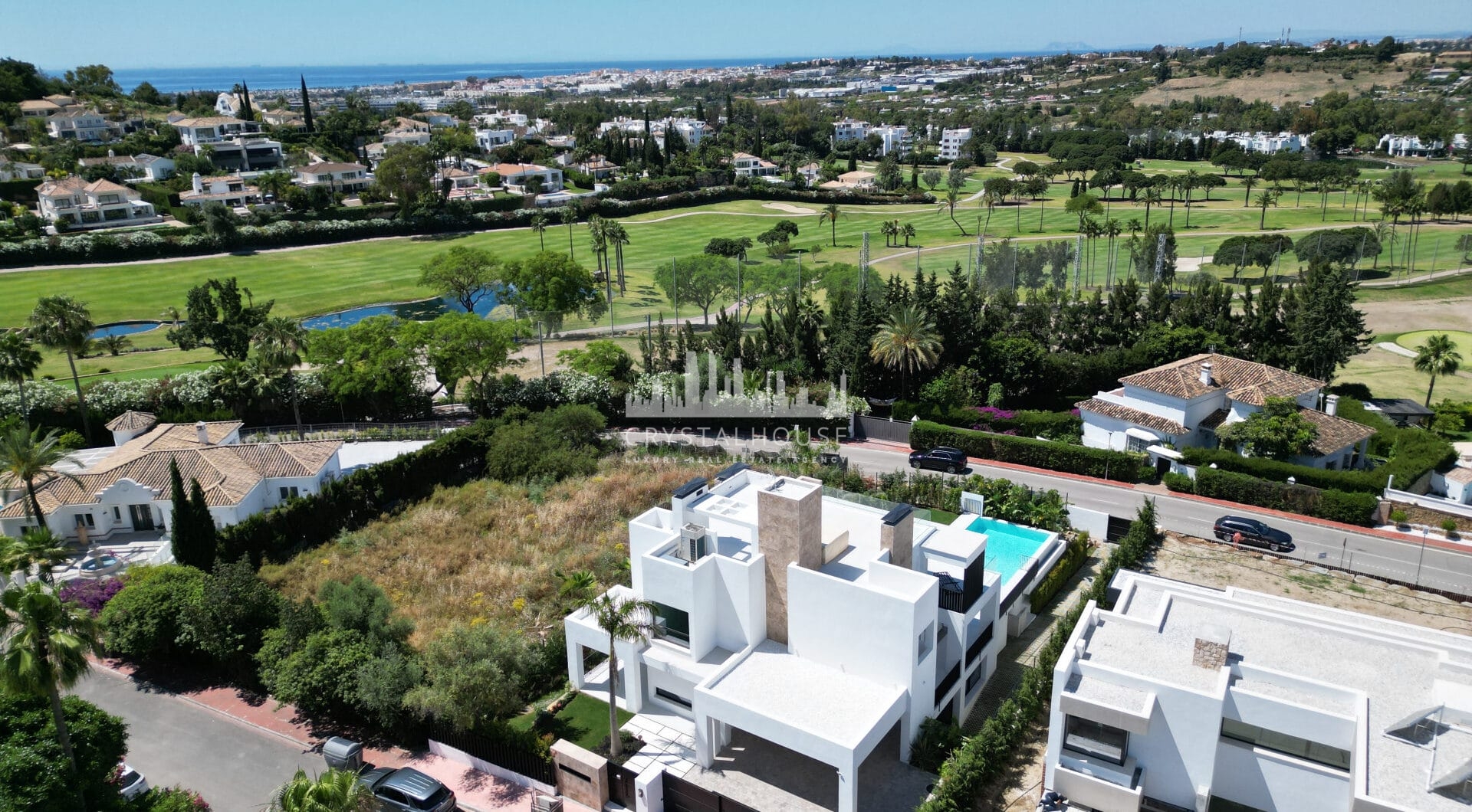 Elegant Villa with Sea and Golf Views in Nueva Andalucia, Marbella