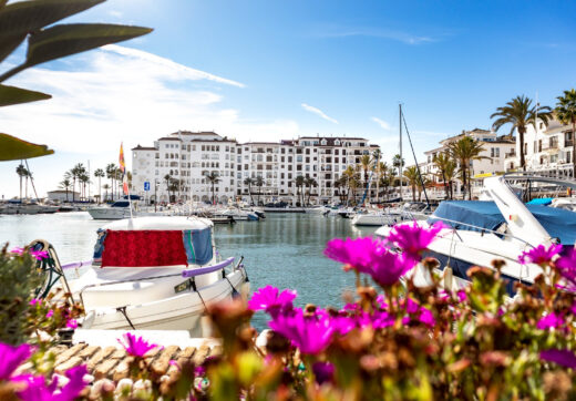 Duplex Penthouse in Puerto de la Duquesa with Partial Sea and Marina Views.