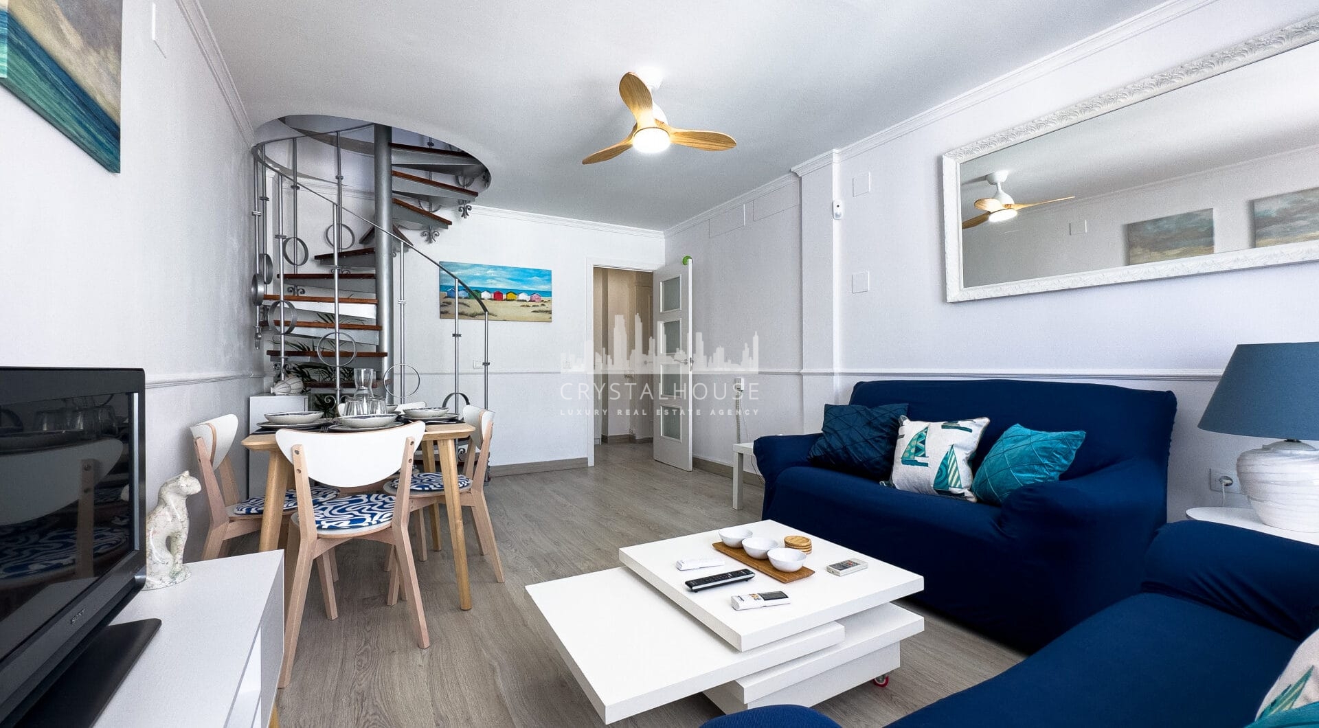 Duplex Penthouse in Puerto de la Duquesa with Partial Sea and Marina Views.