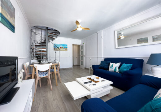 Duplex Penthouse in Puerto de la Duquesa with Partial Sea and Marina Views.