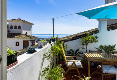 Duplex Penthouse in Puerto de la Duquesa with Partial Sea and Marina Views.