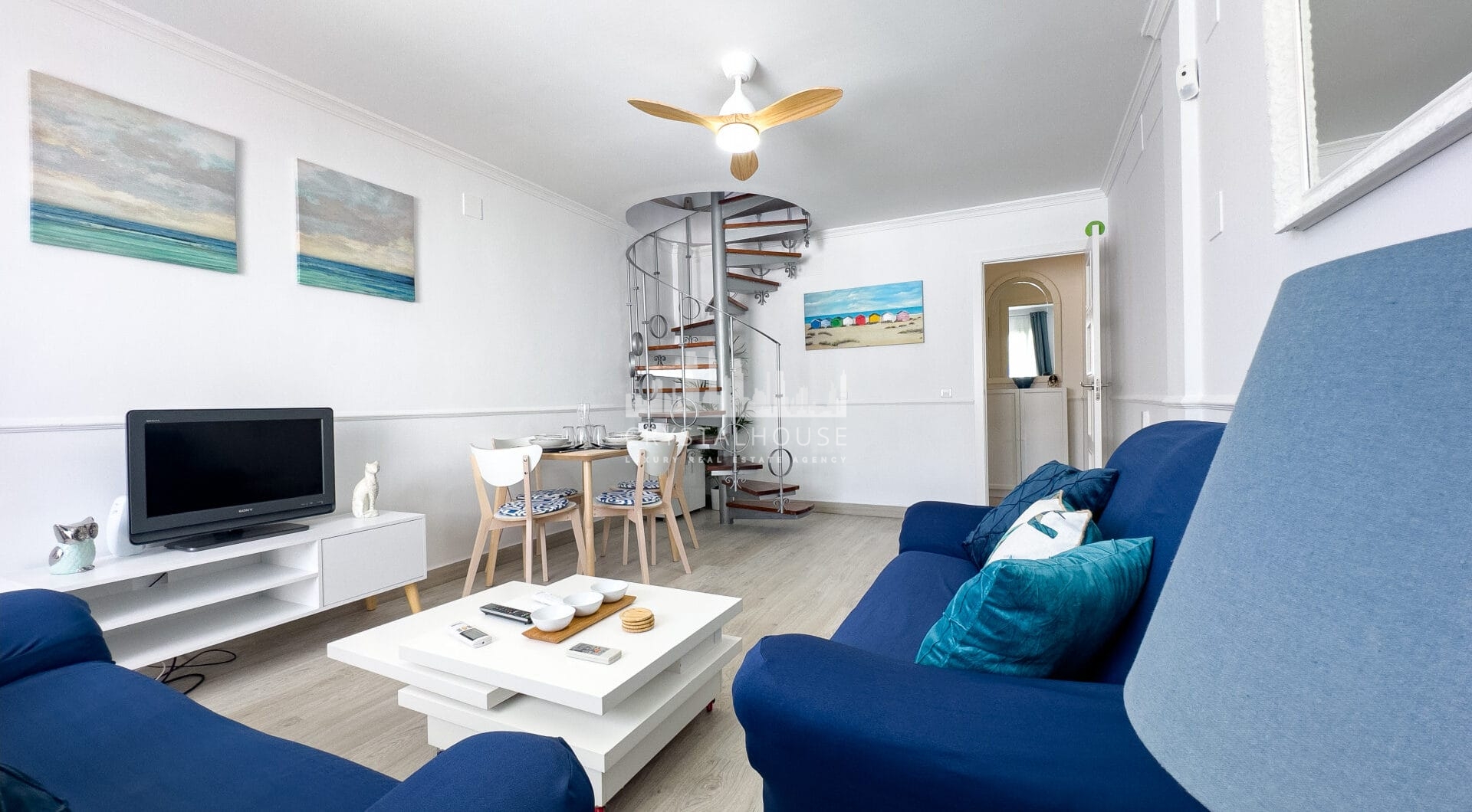 Duplex Penthouse in Puerto de la Duquesa with Partial Sea and Marina Views.