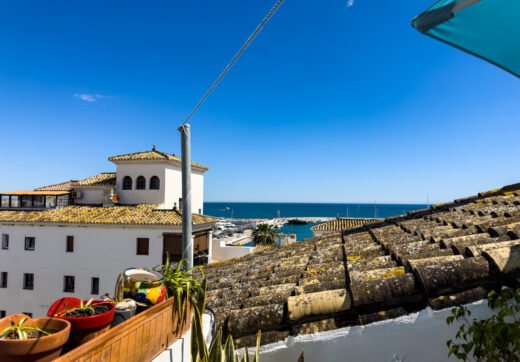 Duplex Penthouse in Puerto de la Duquesa with Partial Sea and Marina Views.
