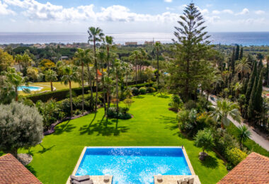 Beautiful, south facing four bedroom Villa located in the sought after area of Hacienda Las Chapas, Marbella