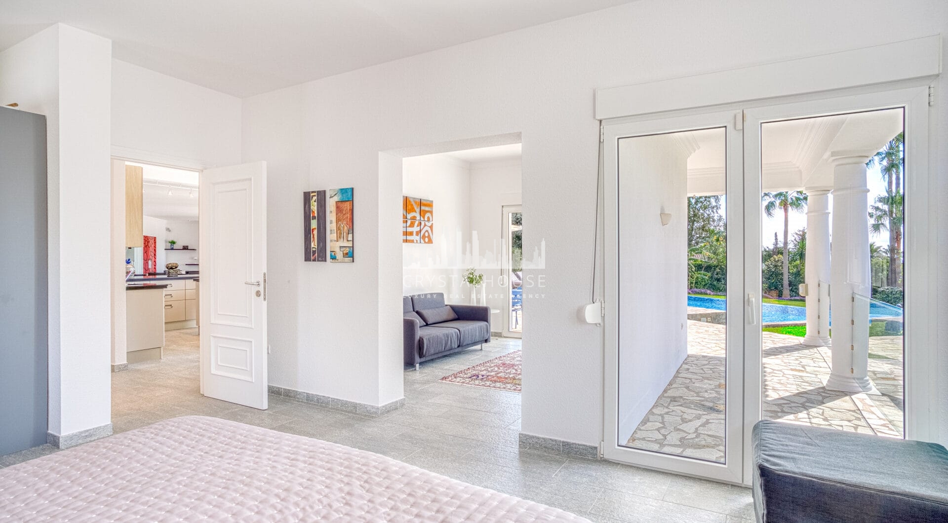 Beautiful, south facing four bedroom Villa located in the sought after area of Hacienda Las Chapas, Marbella