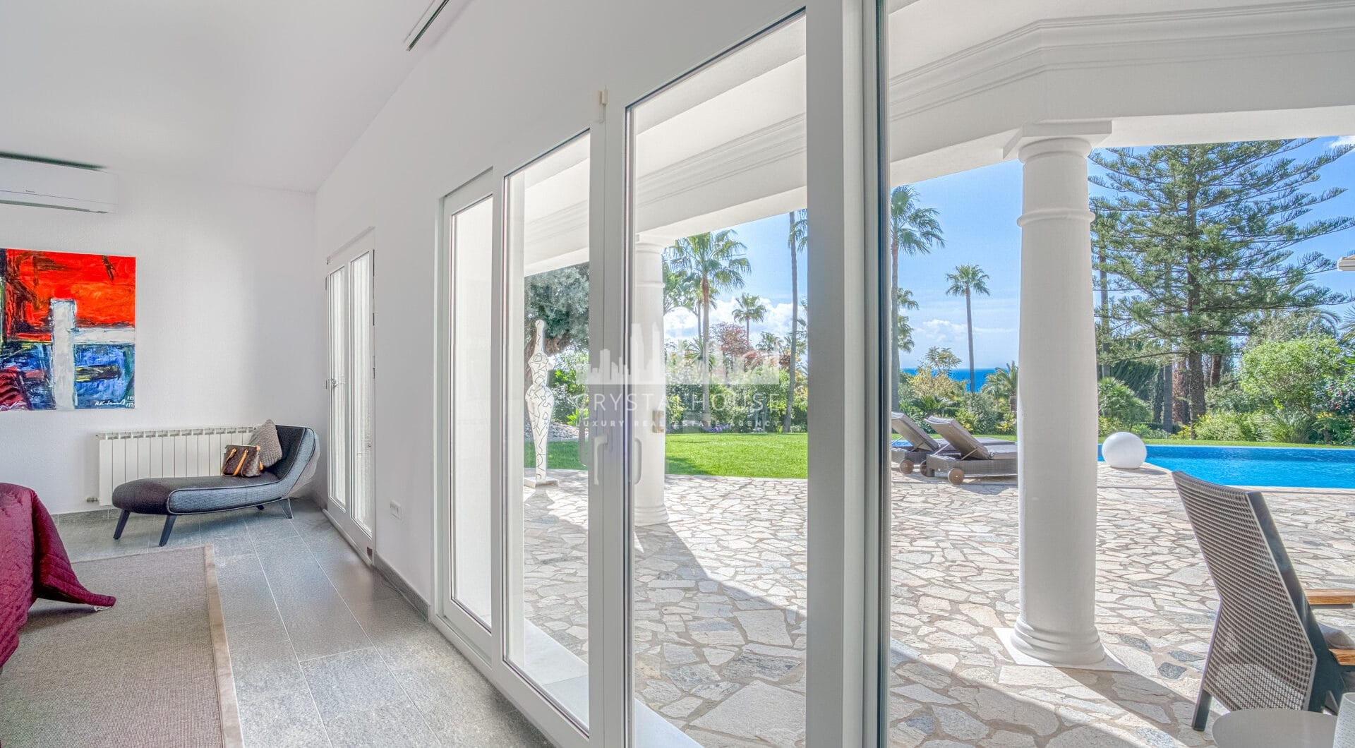 Beautiful, south facing four bedroom Villa located in the sought after area of Hacienda Las Chapas, Marbella