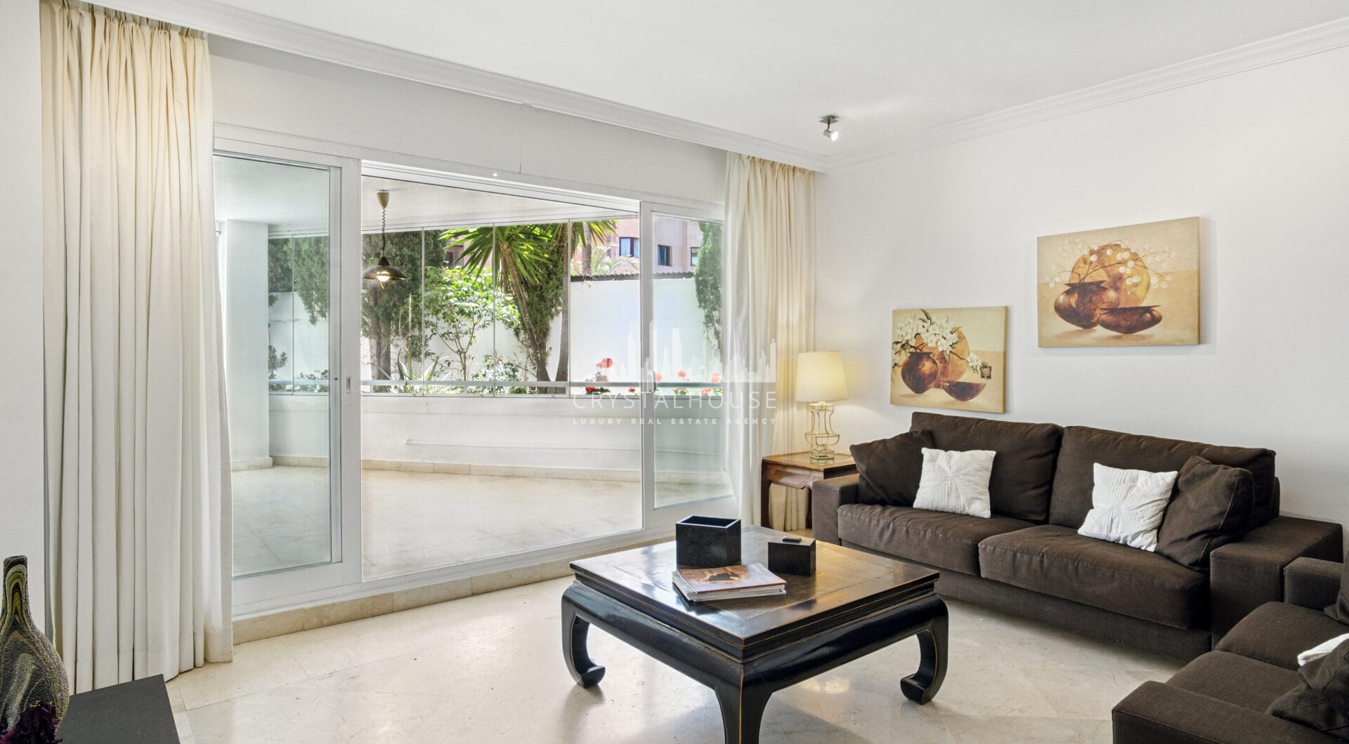 Spacious Three Bedroom, South-Facing Ground Floor Apartment in La Herradura, Marbella