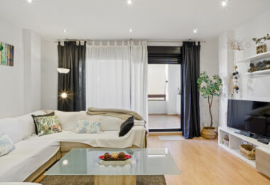 Spacious three bedroom, south west facing apartment in the gated community Ribera Luar, Estepona with large private garden