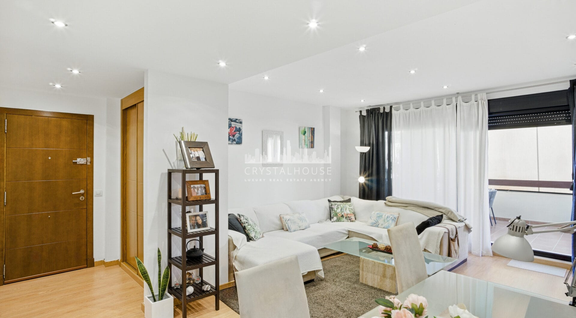Spacious three bedroom, south west facing apartment in the gated community Ribera Luar, Estepona with large private garden