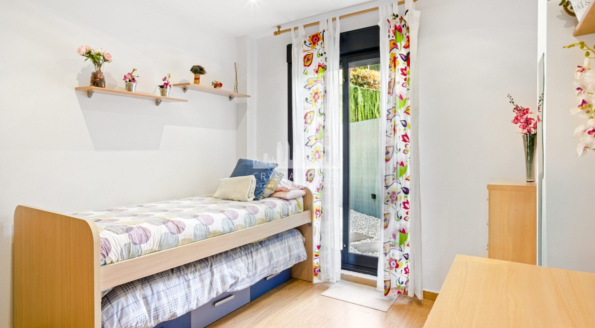 Spacious three bedroom, south west facing apartment in the gated community Ribera Luar, Estepona with large private garden