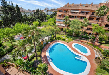 Lovely three bedroom apartment located in the heart of the Golden Mile of Marbella, Costa Nagüeles III