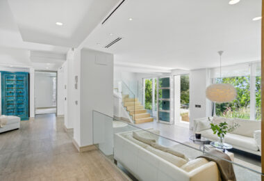 Modern, south facing six bedroom villa with sea views located in Nueva Andalucia, Marbella