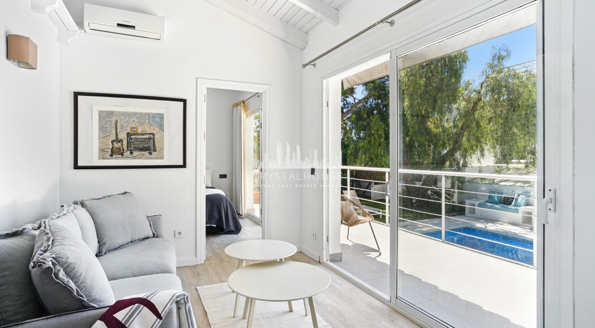 Modern, south facing six bedroom villa with sea views located in Nueva Andalucia, Marbella