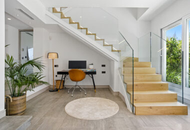 Modern, south facing six bedroom villa with sea views located in Nueva Andalucia, Marbella