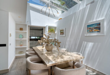 Modern, south facing six bedroom villa with sea views located in Nueva Andalucia, Marbella
