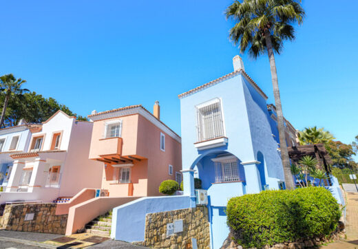 Elegant two bedroom, south west facing townhouse set within an exclusive gated community of Nueva Andalucia, Marbella