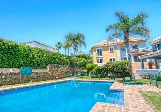 Elegant two bedroom, south west facing townhouse set within an exclusive gated community of Nueva Andalucia, Marbella
