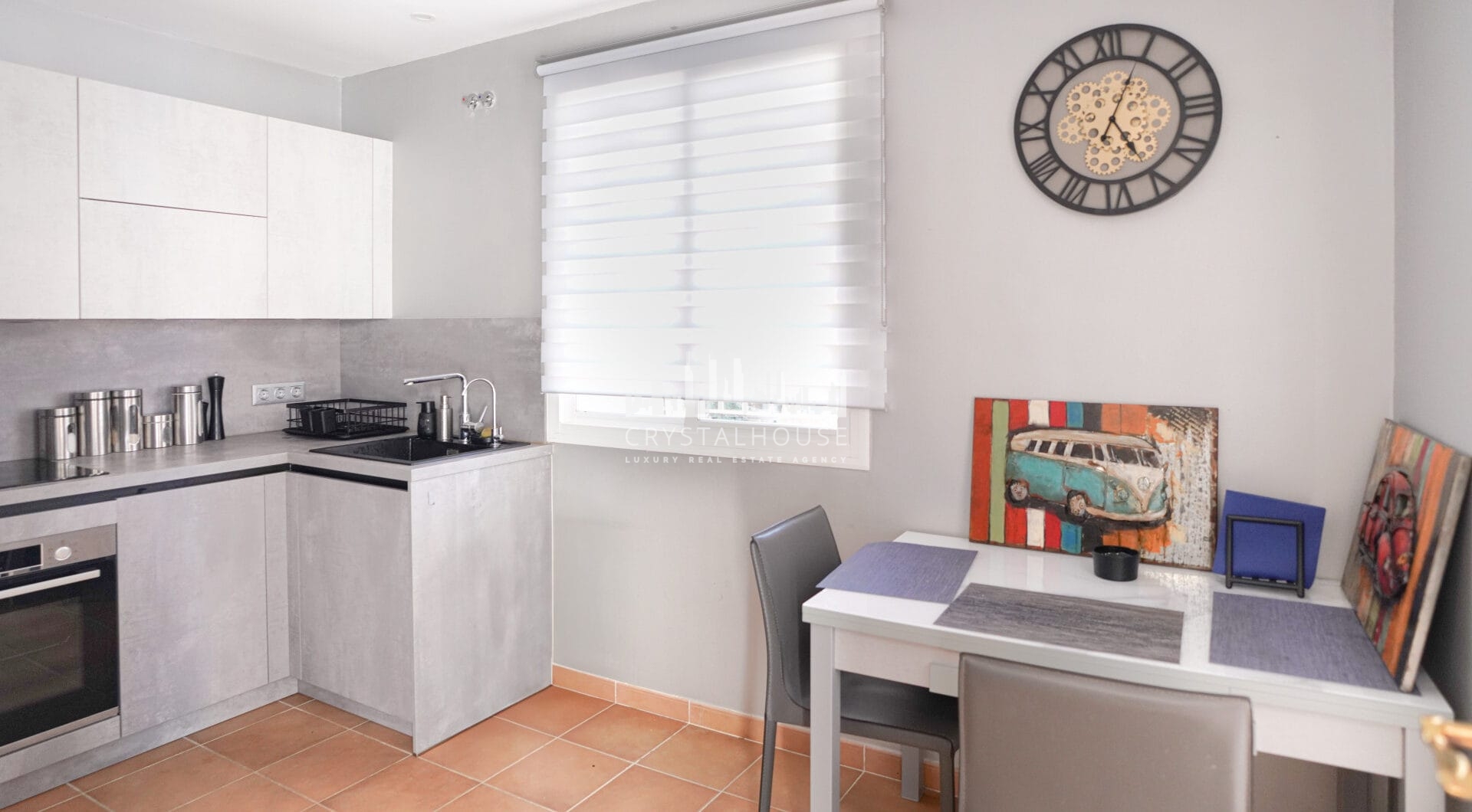 Elegant two bedroom, south west facing townhouse set within an exclusive gated community of Nueva Andalucia, Marbella