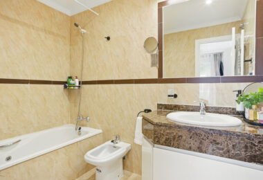 Four bedroom beautifully reformed south facing townhouse in a gated residential community in Calahonda
