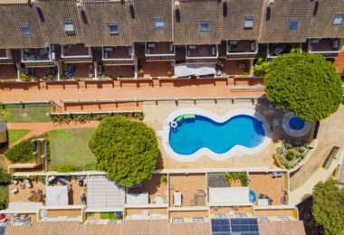 Four bedroom beautifully reformed south facing townhouse in a gated residential community in Calahonda
