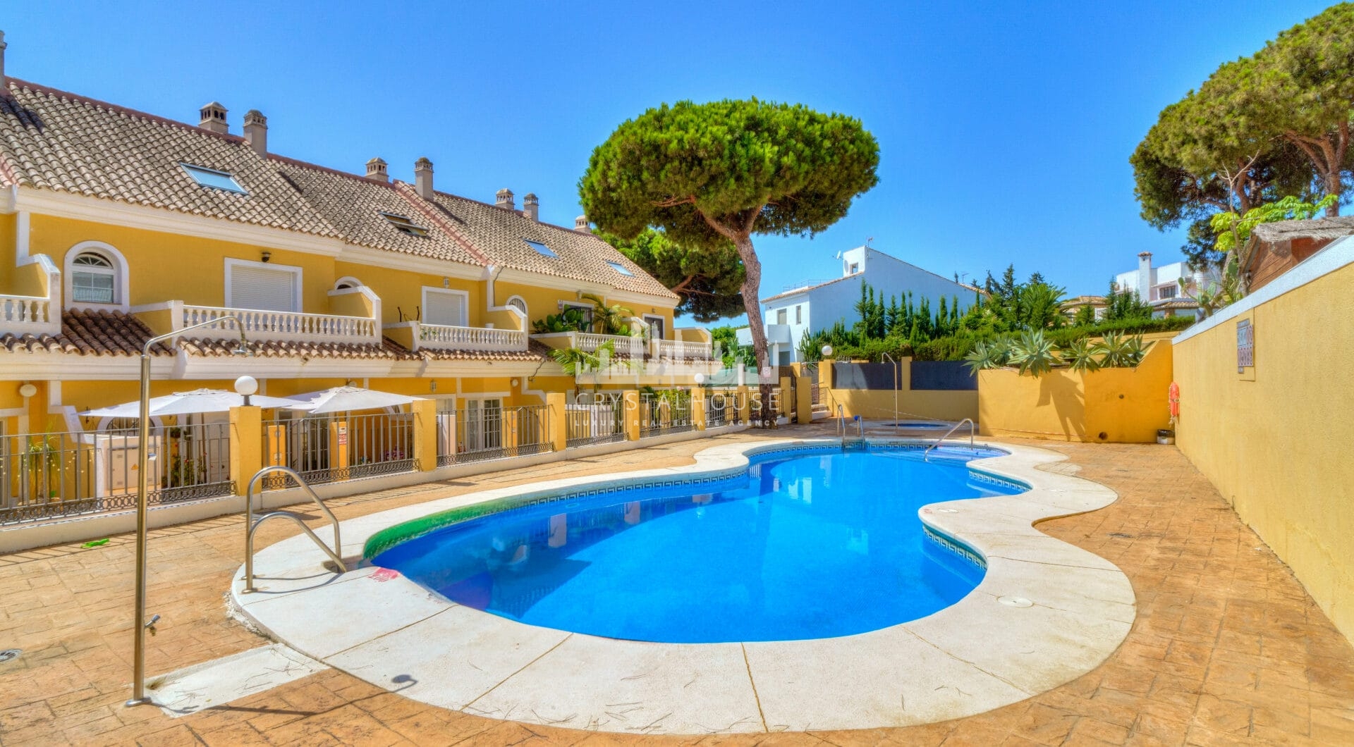 Four bedroom beautifully reformed south facing townhouse in a gated residential community in Calahonda