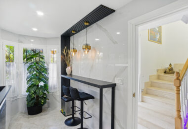 Four bedroom beautifully reformed south facing townhouse in a gated residential community in Calahonda