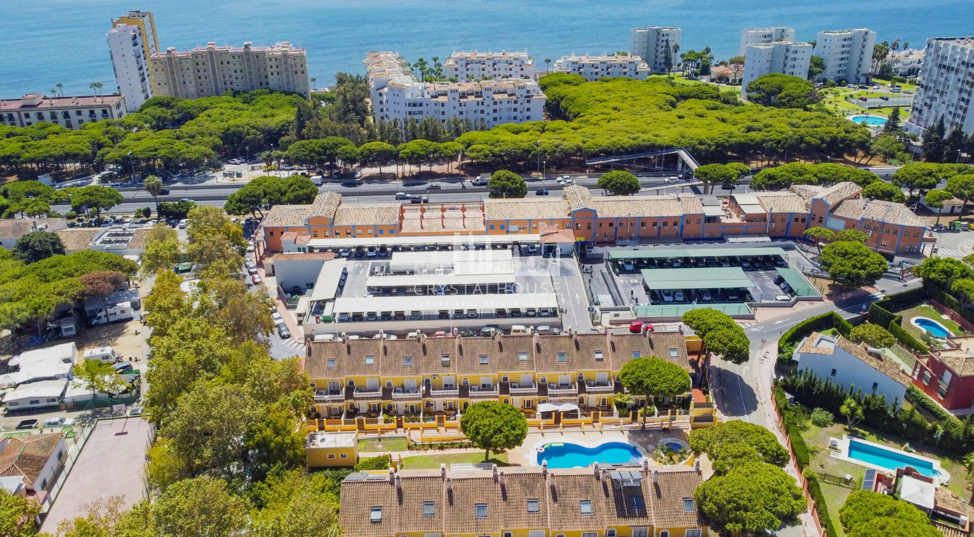 Four bedroom beautifully reformed south facing townhouse in a gated residential community in Calahonda