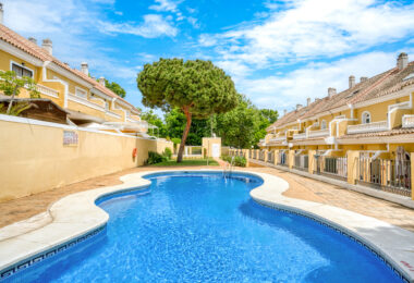 Four bedroom beautifully reformed south facing townhouse in a gated residential community in Calahonda