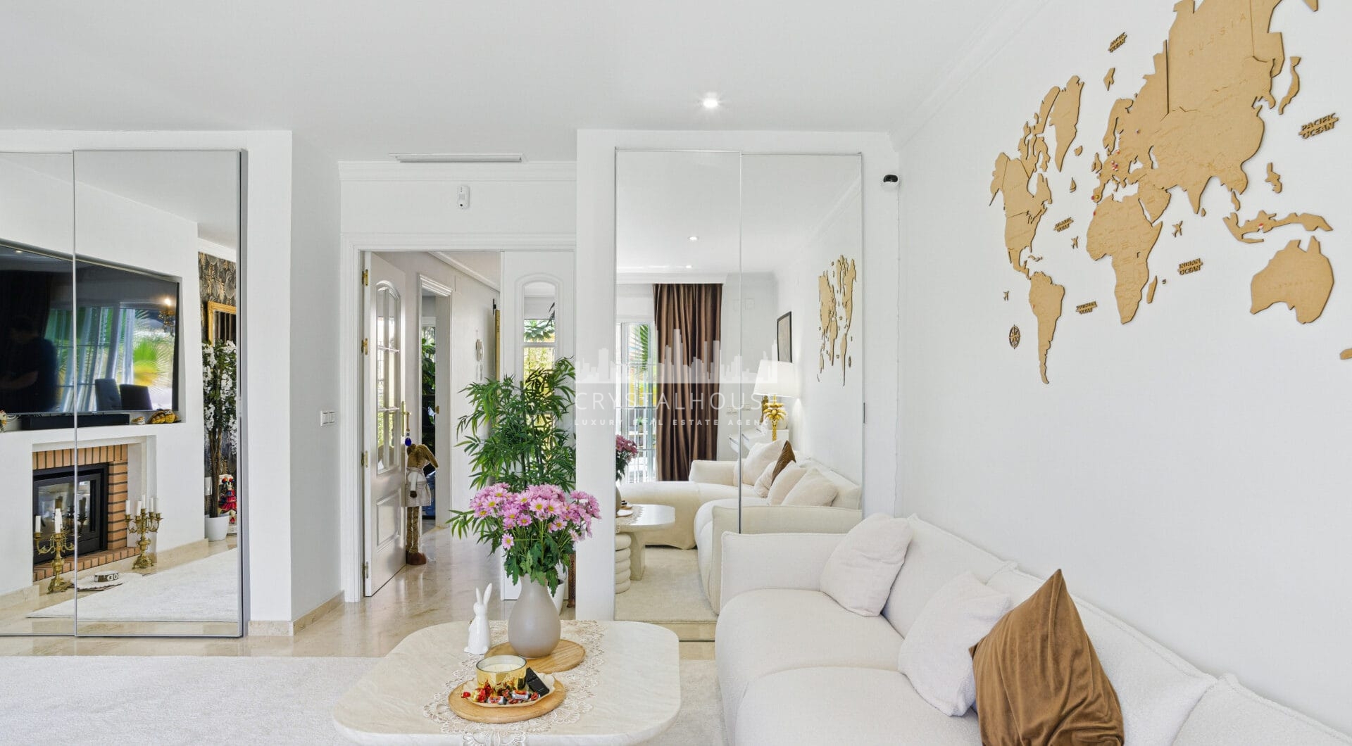 Four bedroom beautifully reformed south facing townhouse in a gated residential community in Calahonda