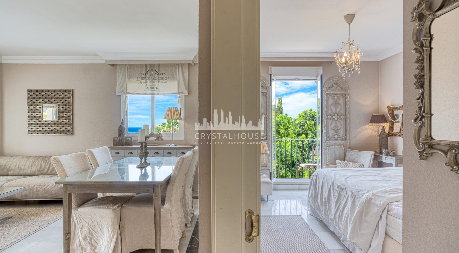 Prime position, three bedroom, south facing corner apartment with sea views, located in the sought-after community of Pinos de Nagüeles, on Marbella´sGolden Mile