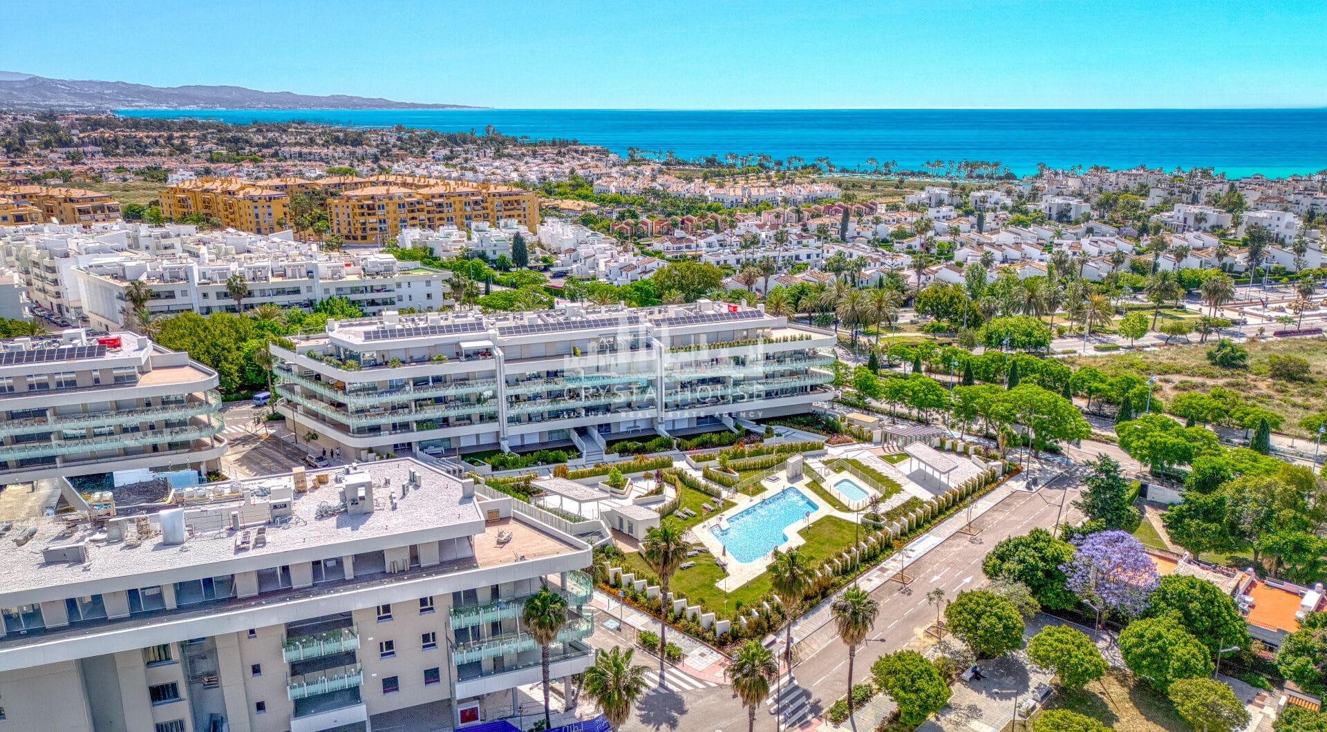 Stylish, three bedroom apartment located in a newly built gated community of San Pedro playa