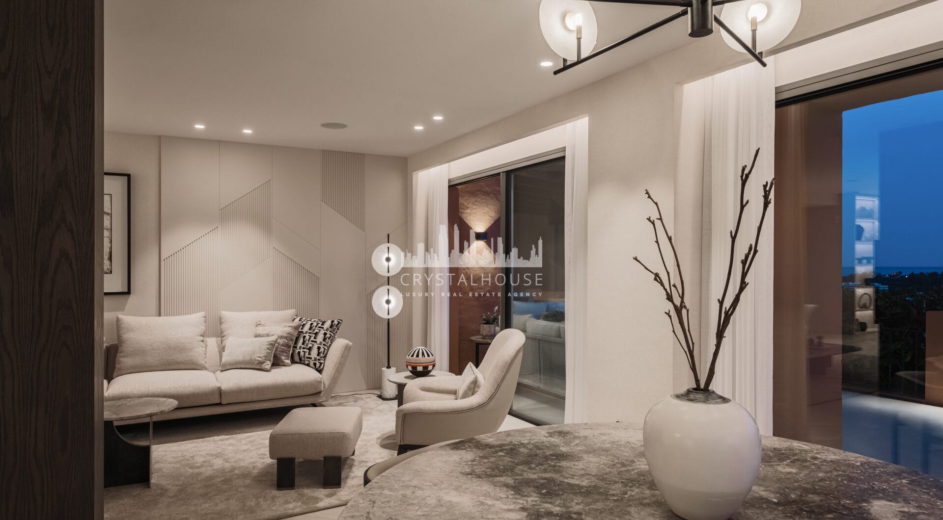 Artful 4-Bedroom Elevated Ground Floor Apartment with Panoramic Sea Views in Les Belvederes, La Cerquilla – Nueva Andalucía