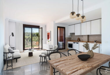 Elegant Coastal Living in Estepona – Corner Garden Apartment with Style &amp; Serenity in Costa Galera
